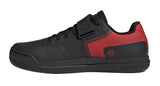 FIVE TEN HELLCAT PRO CLIP-IN MOUNTAIN BIKE SHOES CORE BLK/CORE BLK/RED