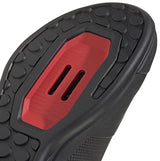FIVE TEN HELLCAT PRO CLIP-IN MOUNTAIN BIKE SHOES CORE BLK/CORE BLK/RED