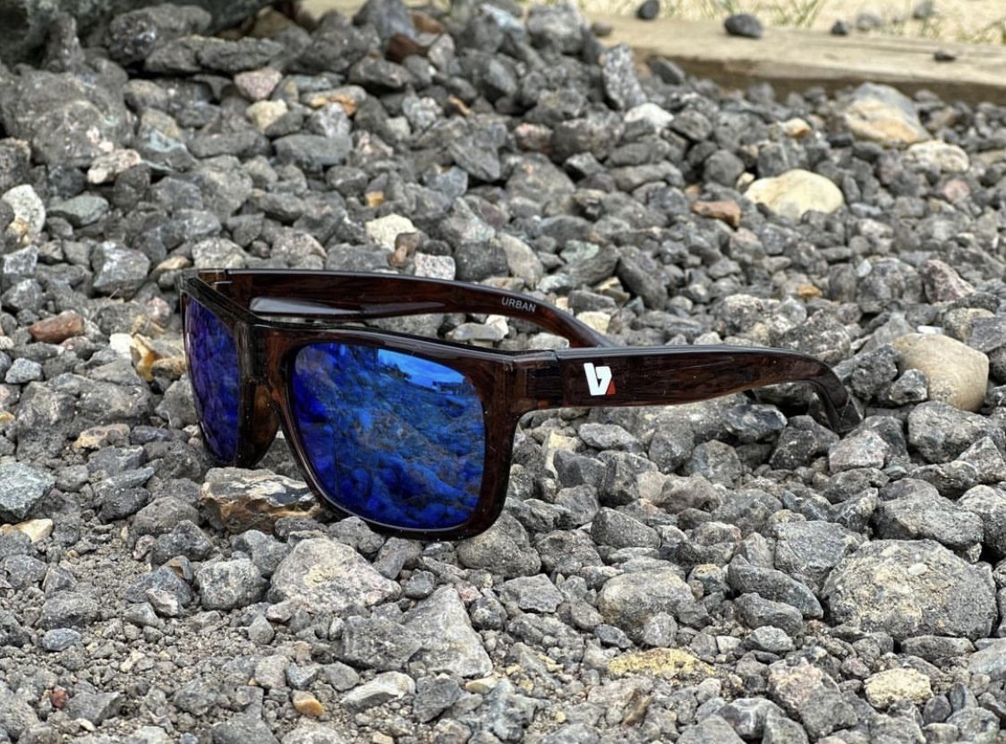 BZ Optics URBAN Blue Mirror Glasses Crystal Coke