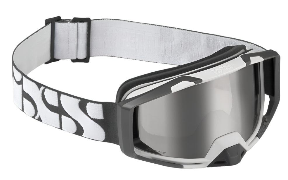 iXS Trigger Frame White Lens Goggles Mirror Silver