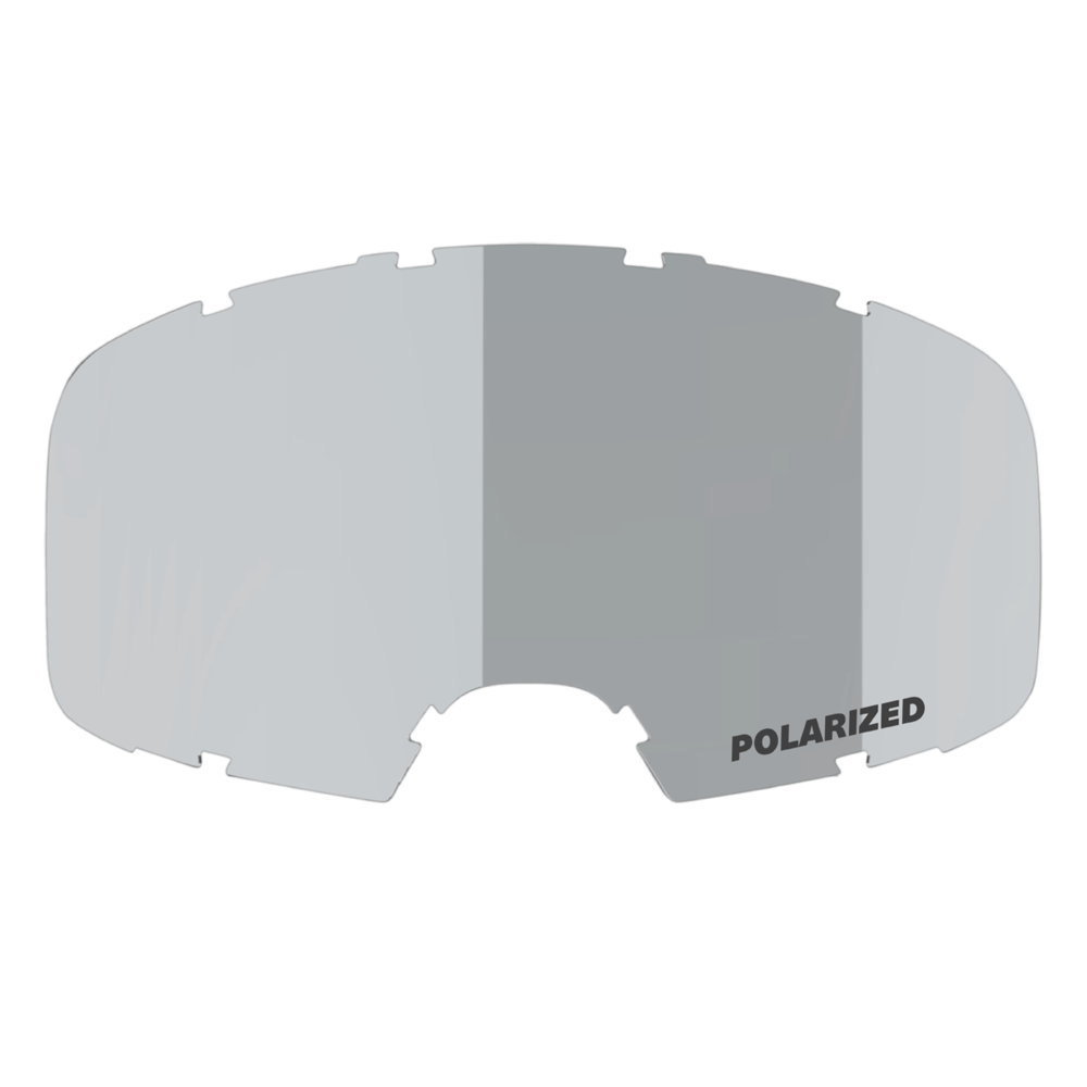 iXS Polarized  Goggle Replacement Lens  Smoke Mirror Silver