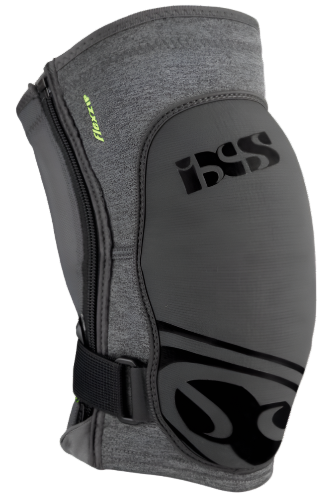 iXS Flow ZIP Knee Pads Grey 