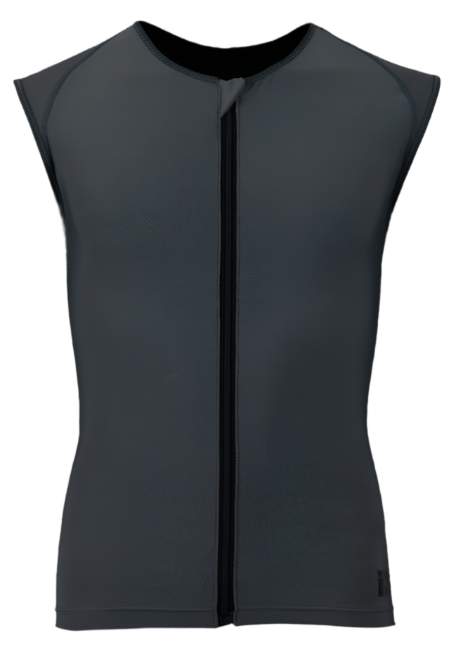 iXS Flow Upper Body Protective Grey front