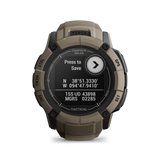 Garmin Instinct 2X Solar Tactical Edition Watch Coyote Tan