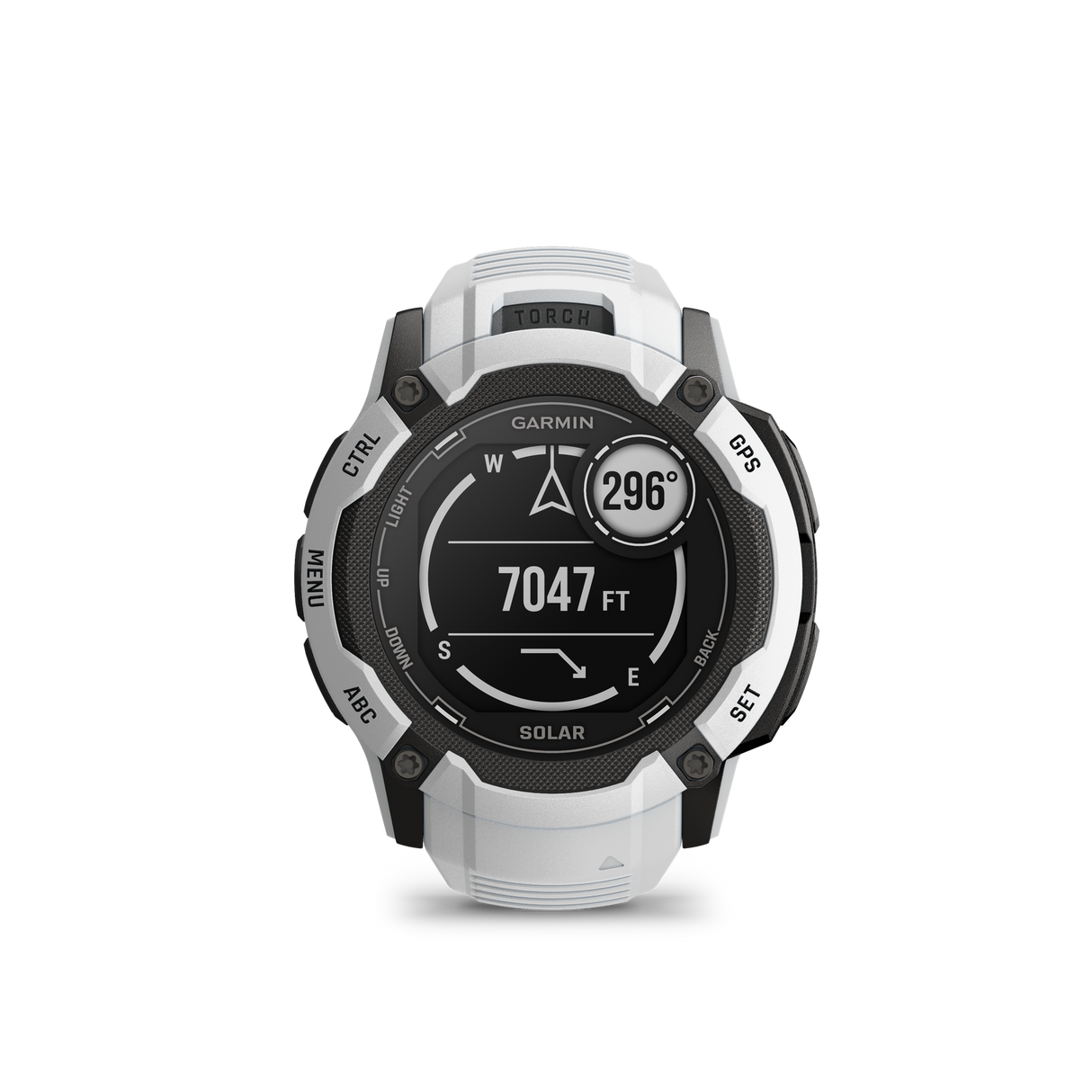 Garmin Instinct 2X Solar Watch Whitestone
