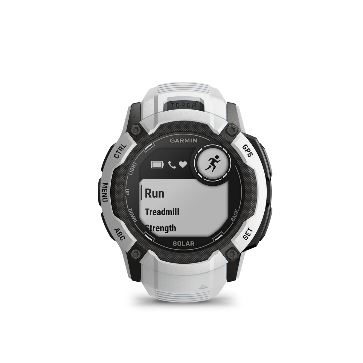 Garmin Instinct 2X Solar Watch Whitestone