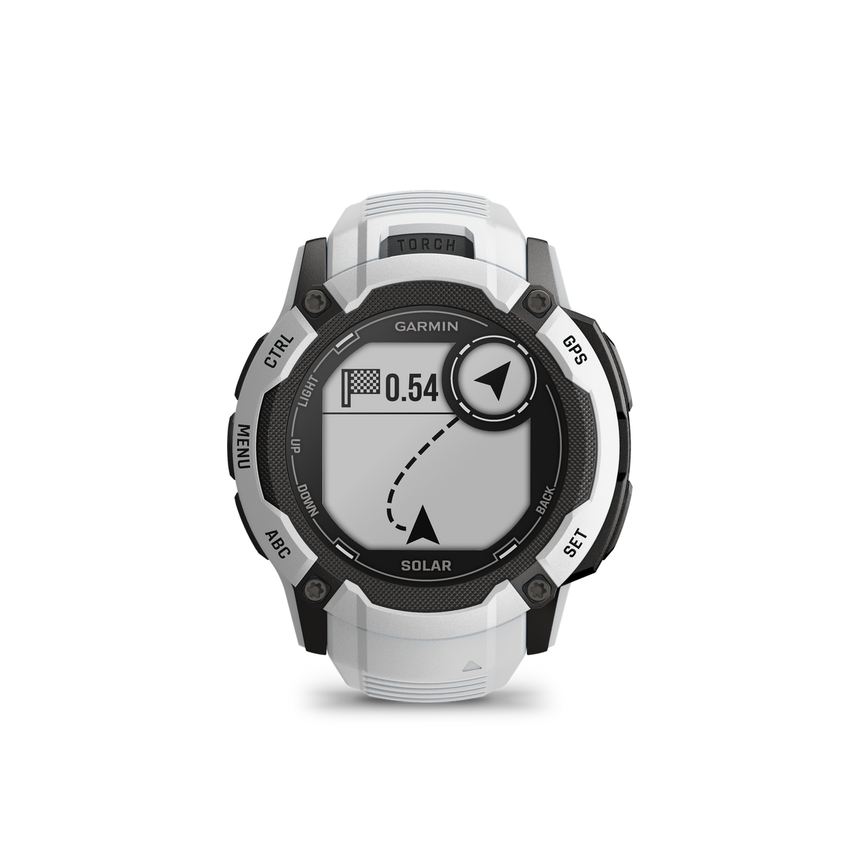 Garmin Instinct 2X Solar Watch Whitestone