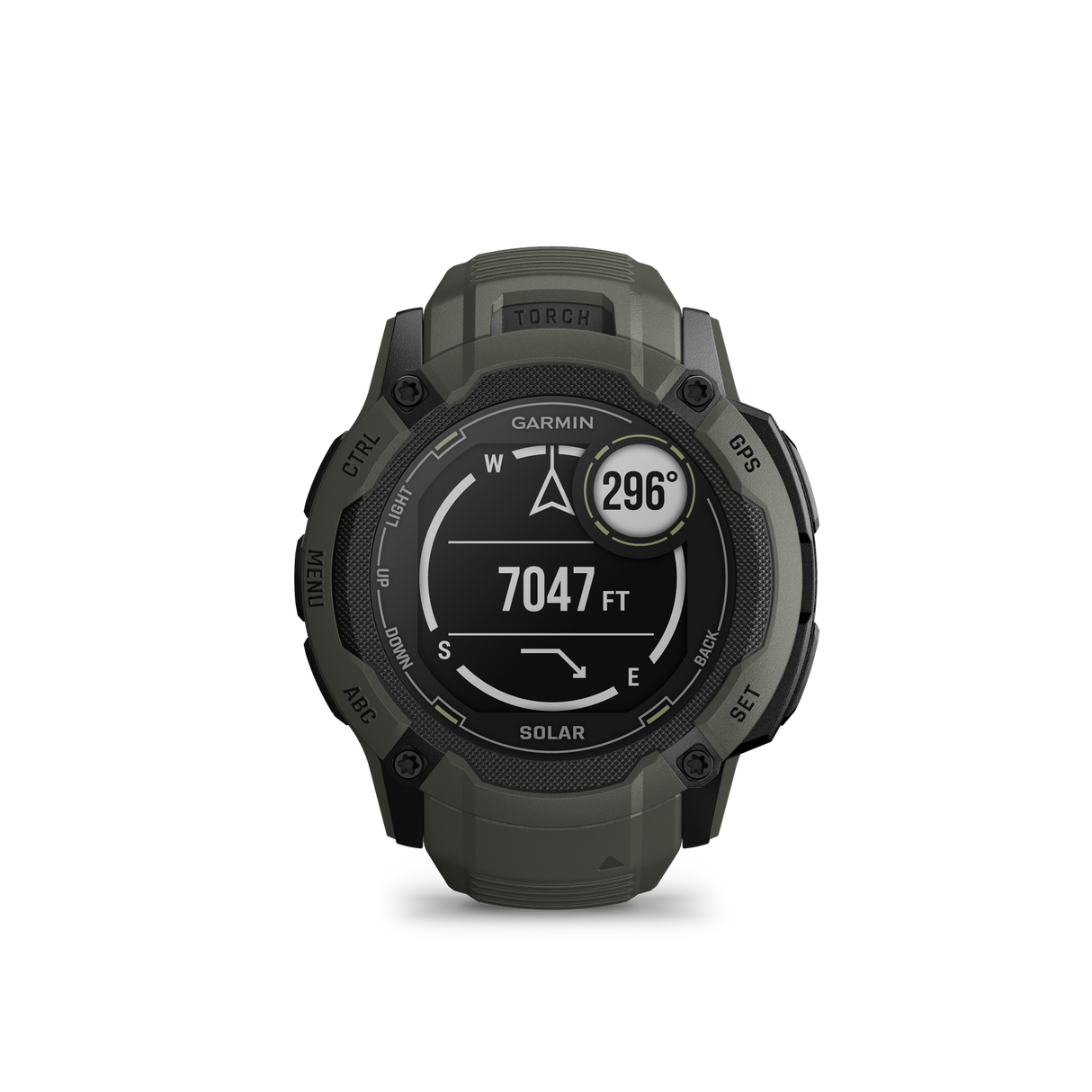 Garmin Instinct 2X Solar Watch Moss