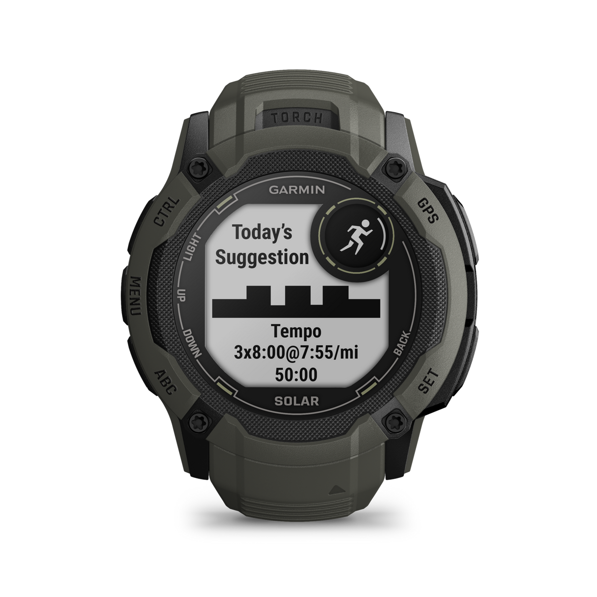 Garmin Instinct 2X Solar Watch Moss