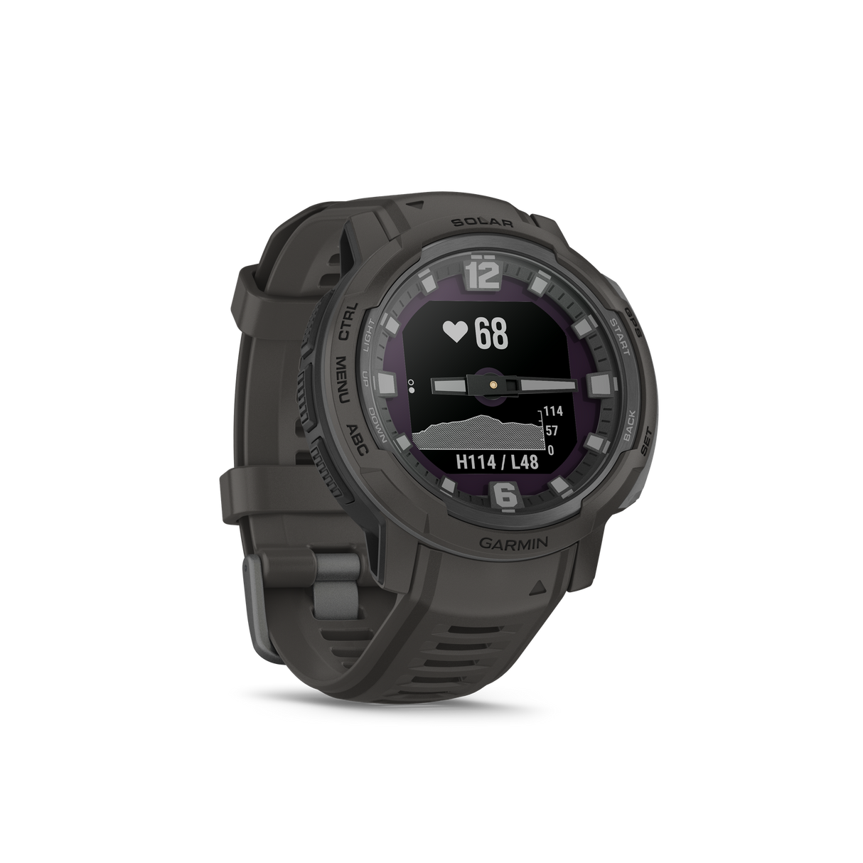 Garmin Instinct Crossover Solar Graphite Watch