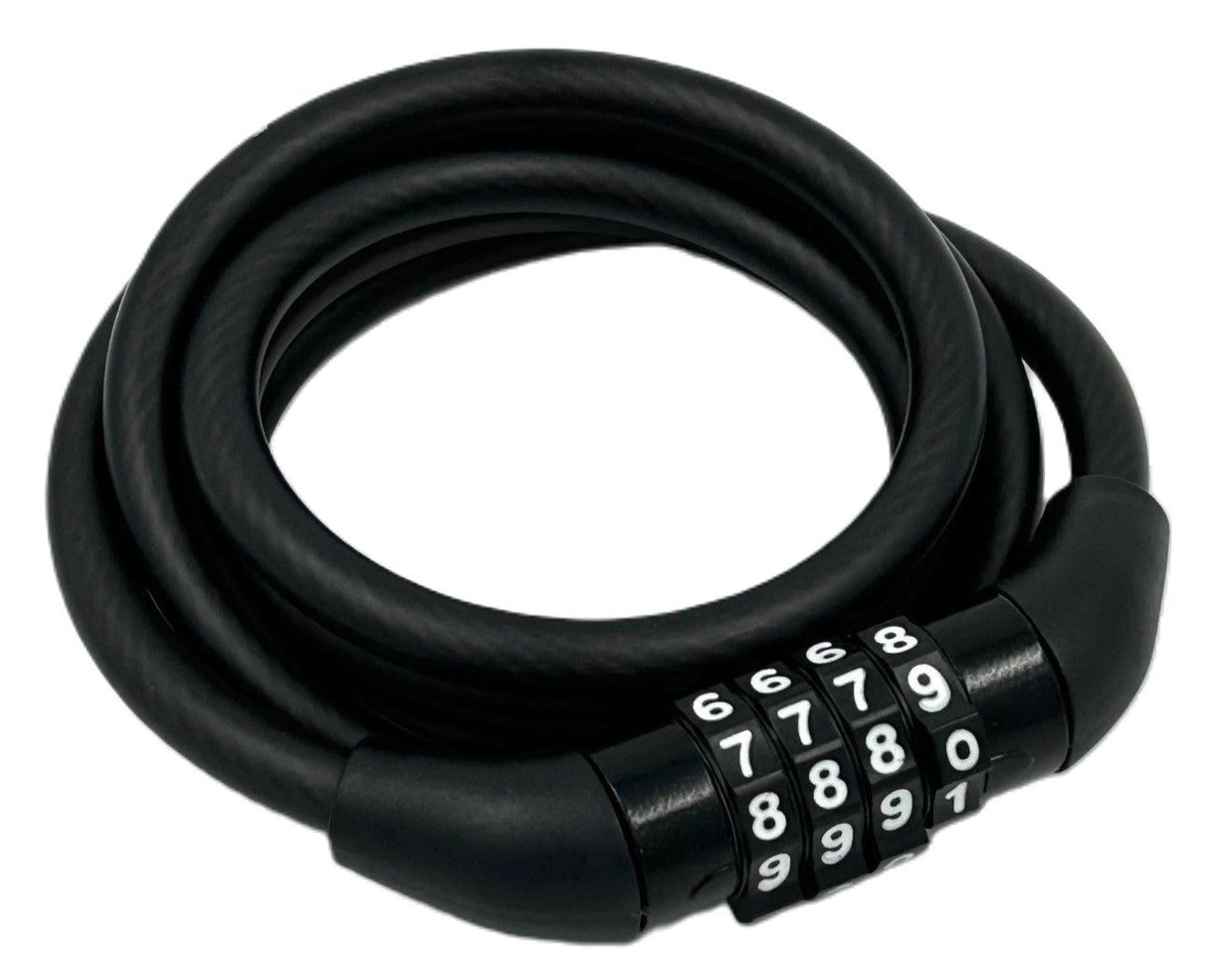 Jetblack Pocket Cable Combo Lock 8x1200