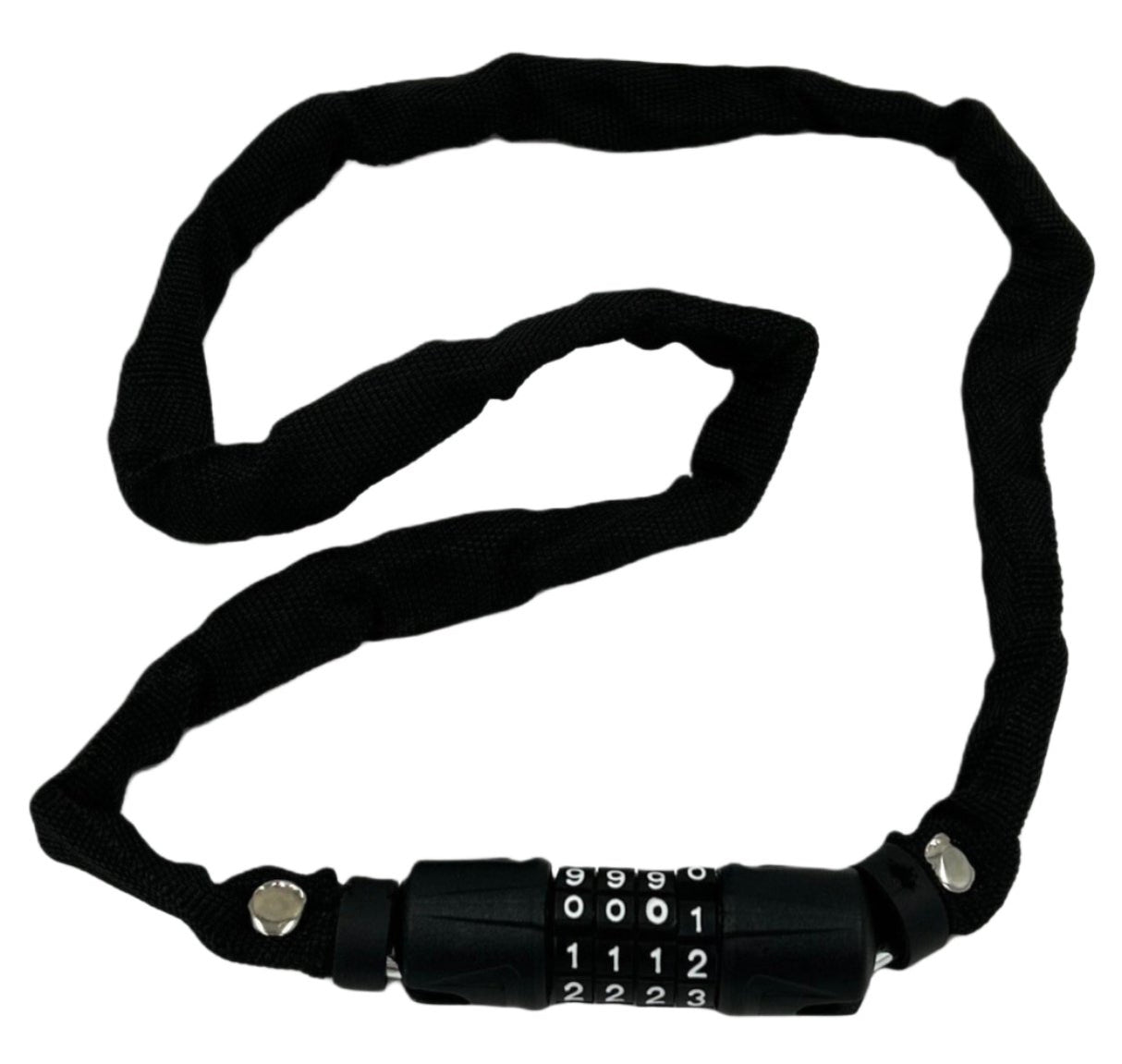 Jetblack Chain Combo Lock 3.5x900mm Reset 4-digit