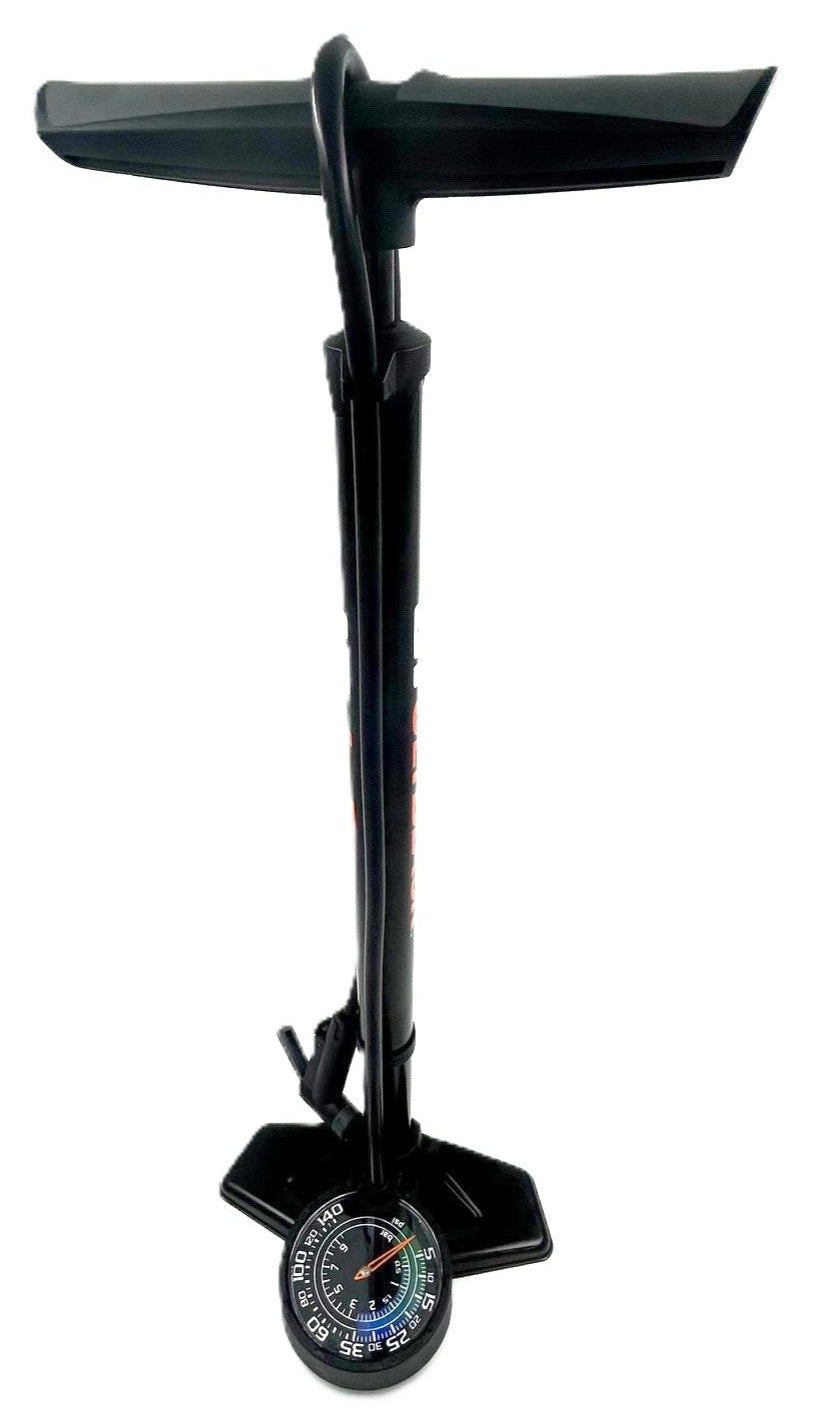 JetBlack Biggest Fella 2.0 Dual Gauge Floor Pump for MTB/Road