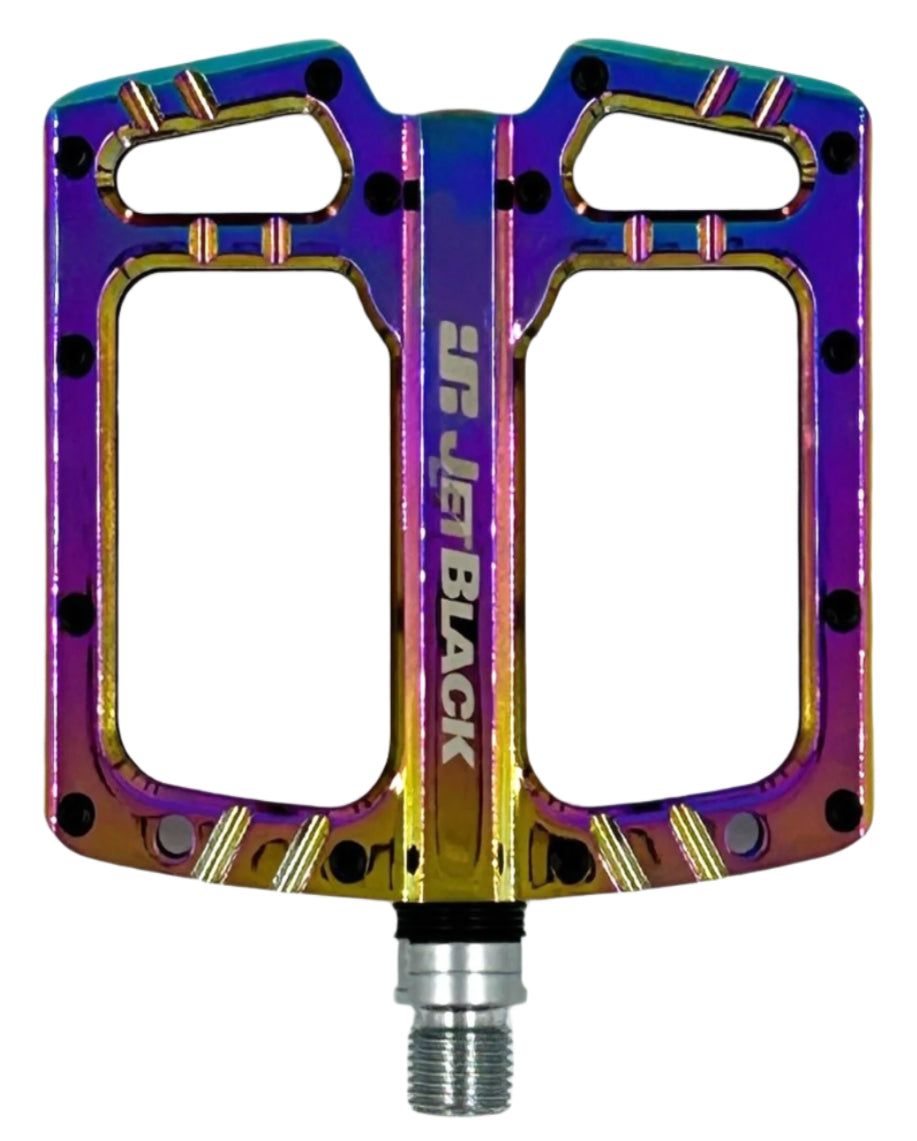 Jetblack Ultralite MTB Pedals Low Profile Sealed Bearings Cromo Axle