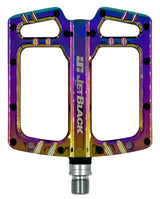 Jetblack Ultralite MTB Pedals Low Profile Sealed Bearings Cromo Axle