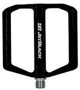 JetBlack Featherlite MTB Pedals Low Profile Sealed Bearings Cromo Axle Black