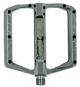 JetBlack Featherlite MTB Pedals Low Profile Sealed Bearings Cromo Axle Chrome