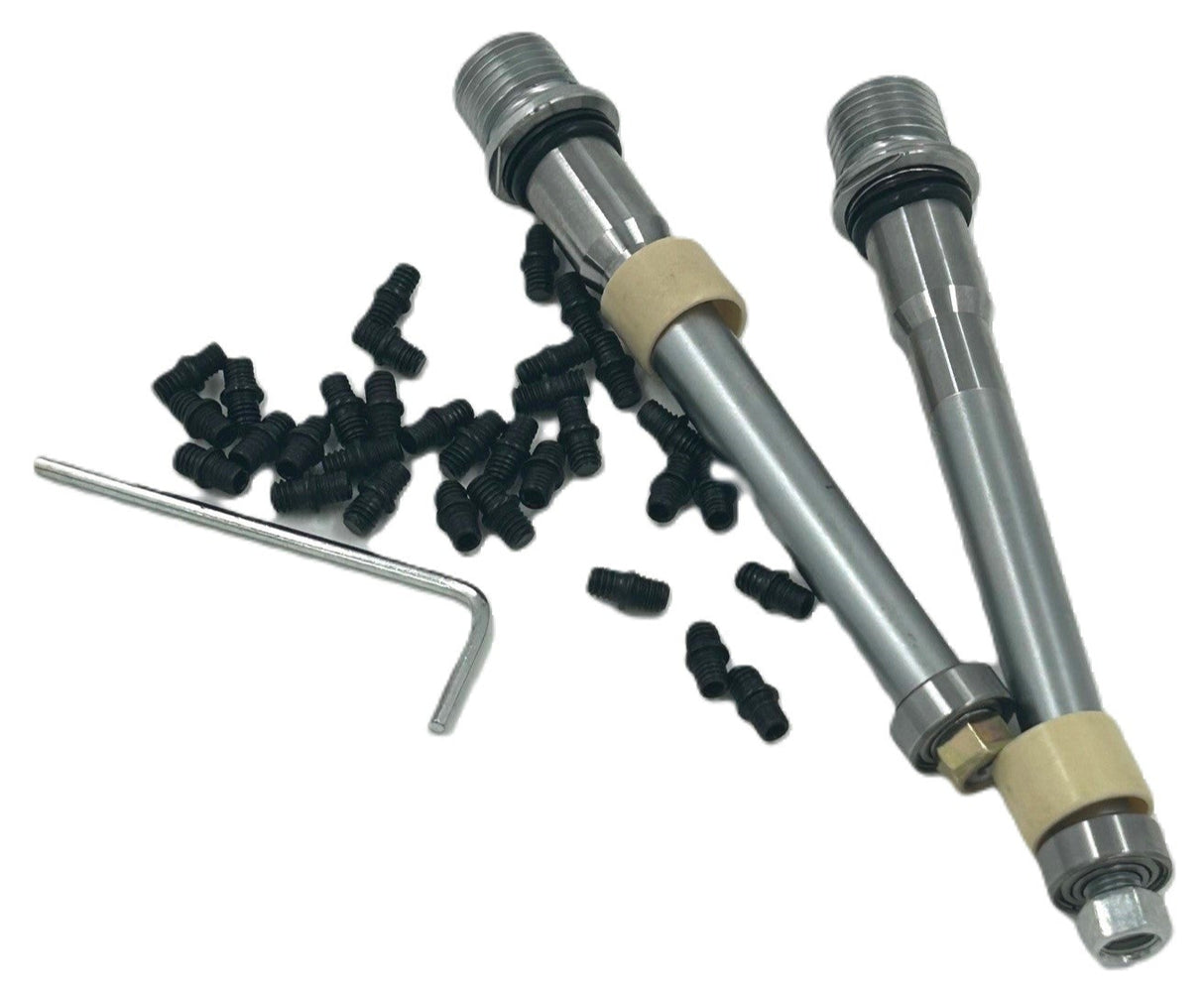 JetBlack Featherlite MTB Pedals Complete Kit for Pair