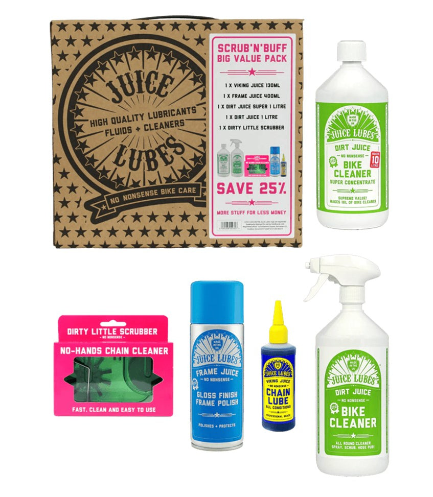 Juice Lubes Scrub & Buff Pack JL-DJSN1, JL-DJLN1, JL-CVJ Kit