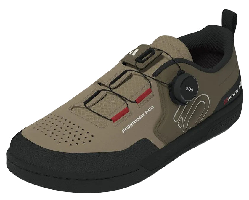 FIVE TEN FREERIDER PRO BOA FLAT MOUNTAIN BIKE SHOES CRDBRD/OFF WHT/CORE BLK