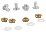 JetBlack Comp 2.0 Helmet Visor Screw Set, 4-Piece