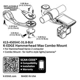 K-Edge Hammerhead Max XL Computer/Light Combo Mount