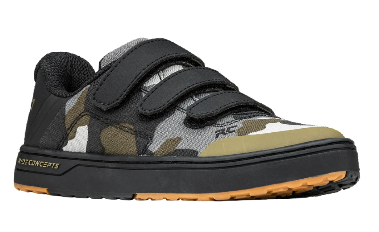 Ride Concepts Livewire Kids Olive Camo Shoes