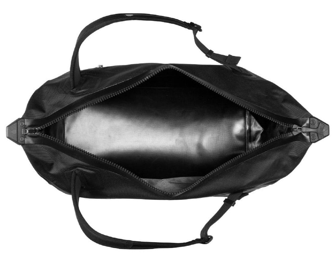 ORTLIEB DUFFLE TRAVEL BAG BLACK EMBOSSED