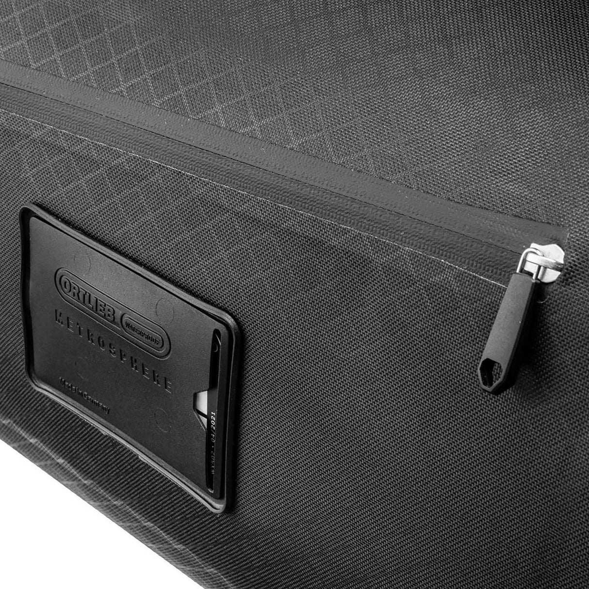 ORTLIEB DUFFLE TRAVEL BAG BLACK EMBOSSED