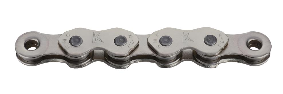 KMC K1 SINGLE SPEED 112 LINKS CHAIN Silver  3/32"