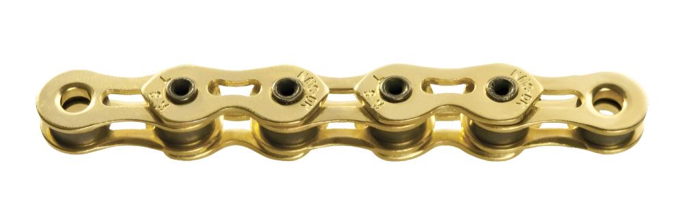 KMC K1 SINGLE SPEED 112 LINKS CHAIN  GOLD 3/32"