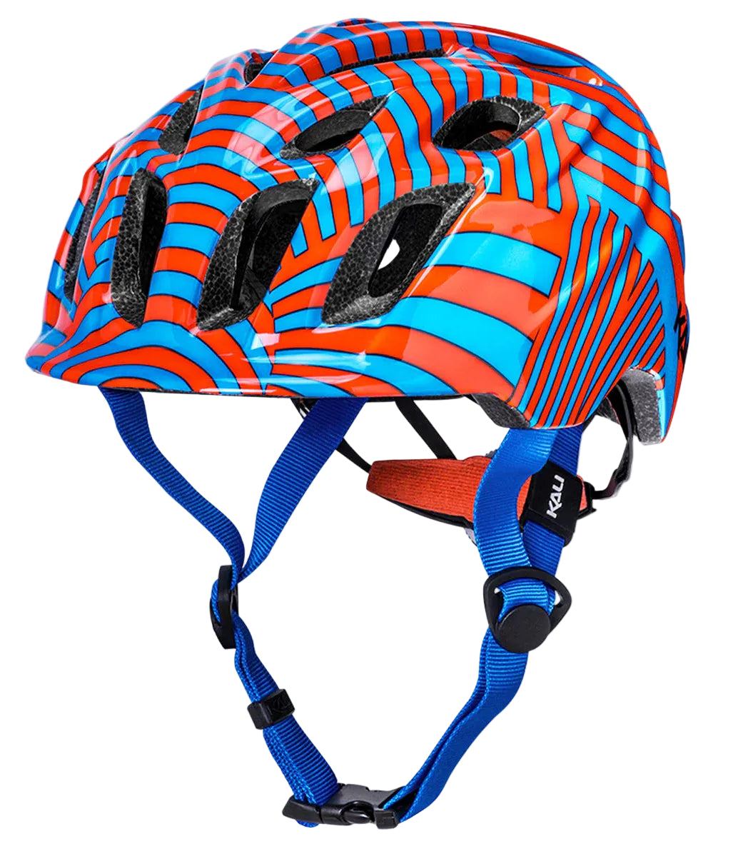 Kali Chakra Child Helmet Lighted Highwire Tangerine/Blue