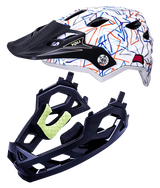 Kali Maya Full Face Child Helmet Flint/Multi