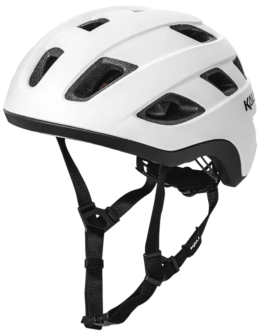 Kali Traffic Basic Solid Matte White/Black Helmet