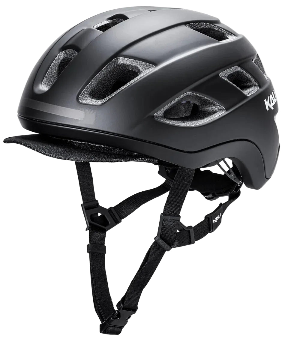 Kali Traffic Light Solid Matte Black Helmet