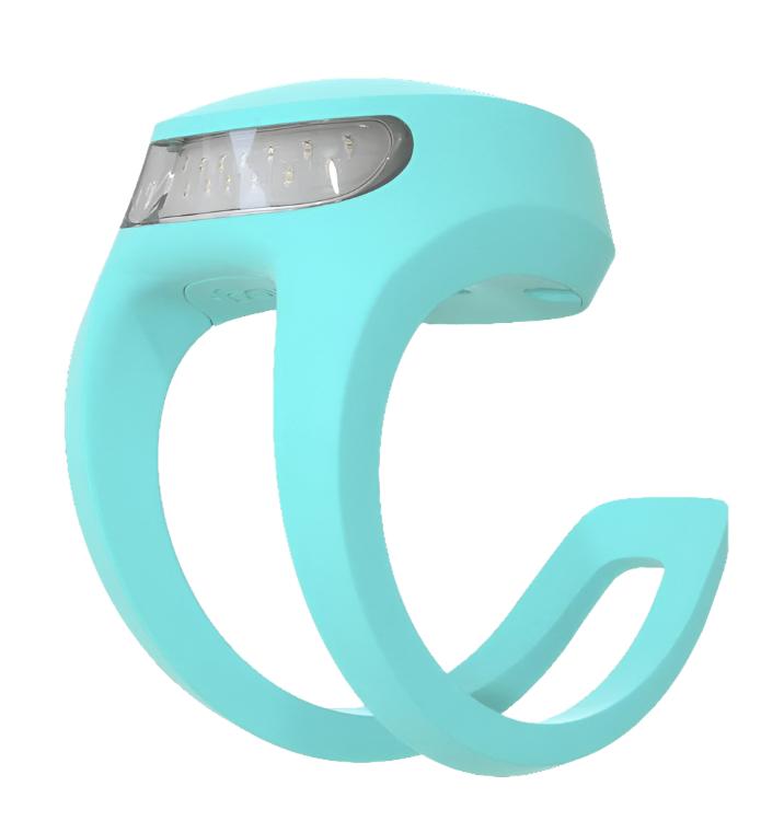 Knog Frog V3 Rechargeable Bike Light Rear Awesome Aquamarine 