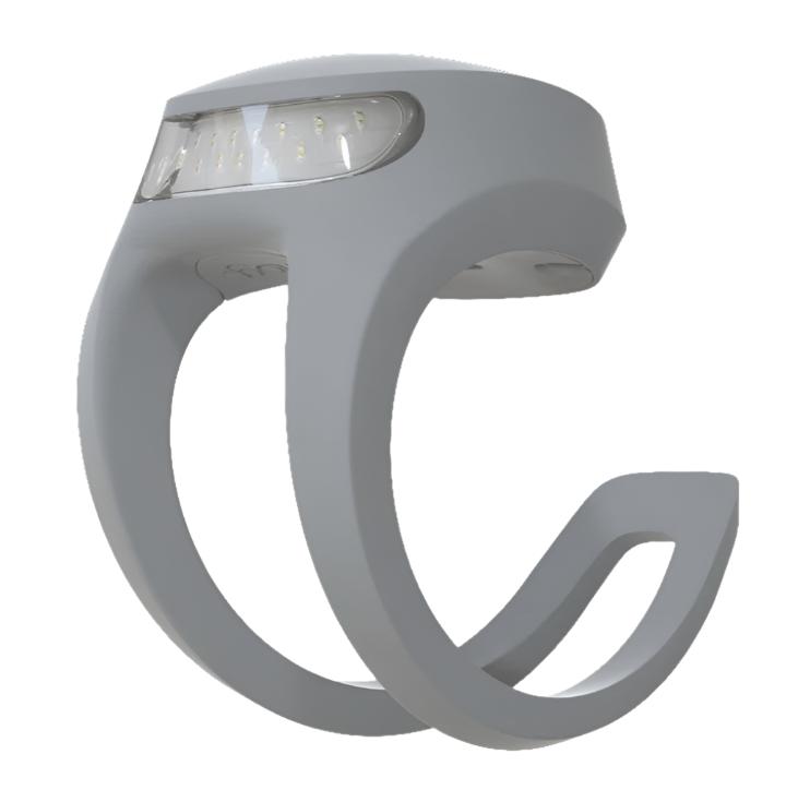 Knog Frog V3 Rechargeable Bike Light Rear Abyss Grey