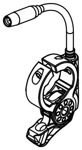 KS 2020 Part - KGSL Over Bar Remote Lever Carbon 22.2mm Black