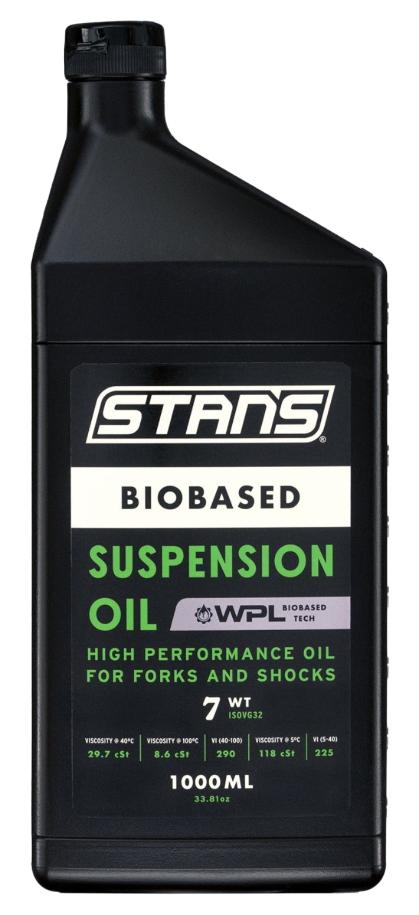 Stans No Tubes Biobased Suspension Oil 7WT 1L