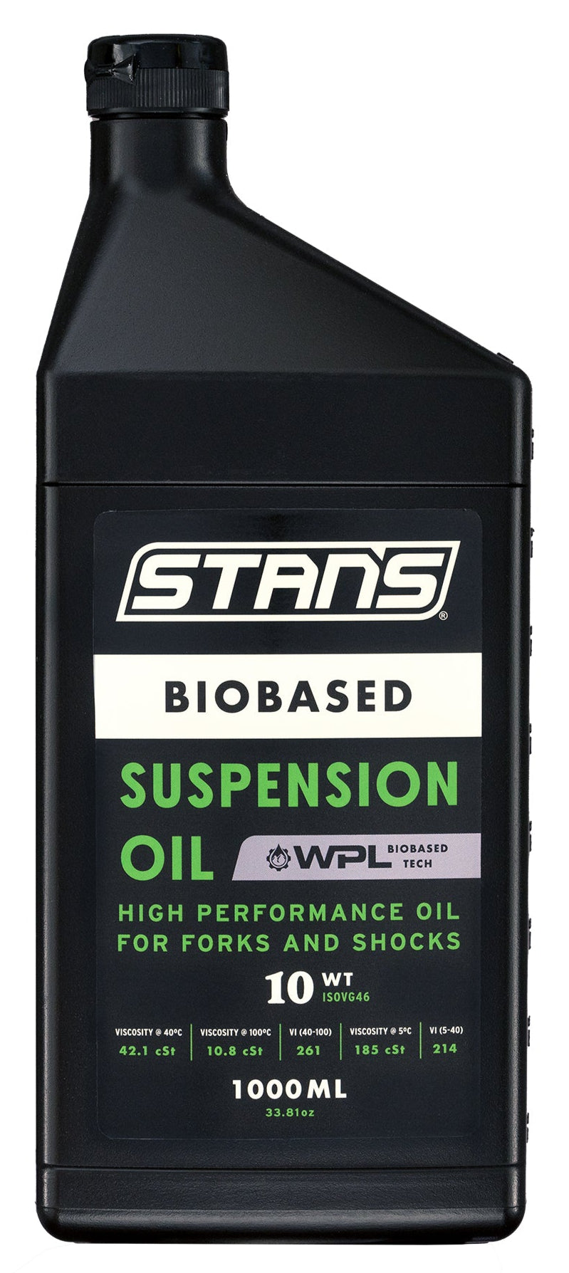 Stans No Tubes Biobased Suspension Oil 10WT 1L