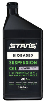 Stans No Tubes Biobased Suspension Oil 20WT 1L