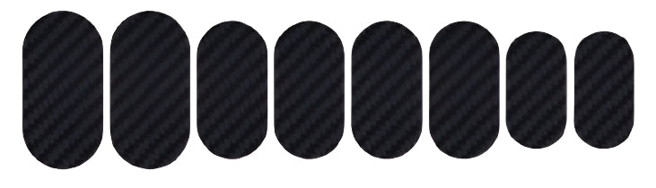 Lizard Frame Patch Kit Carbon Leather