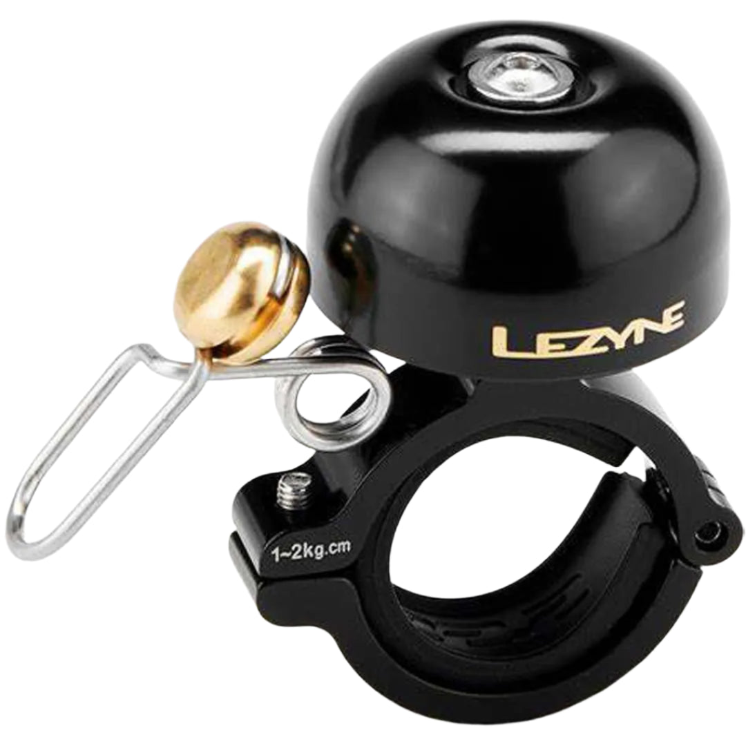 Lezyne Classic Brass Bell Bolt-On Mount Black