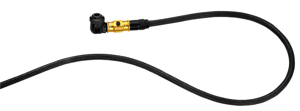 Lezyne Braided Floor Pump Hose ABS Flip Thread Chuck Y13
