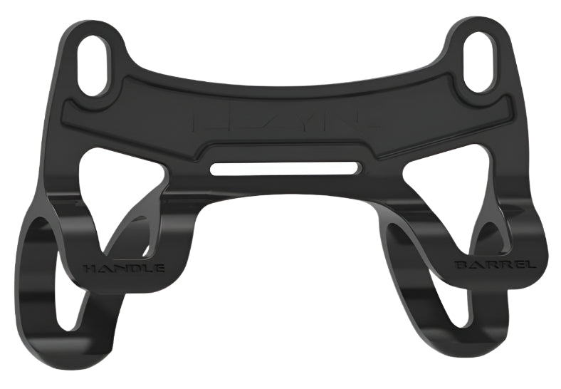 Lezyne Bracket Mount with Velcro Strap Grip Drive HP Pump