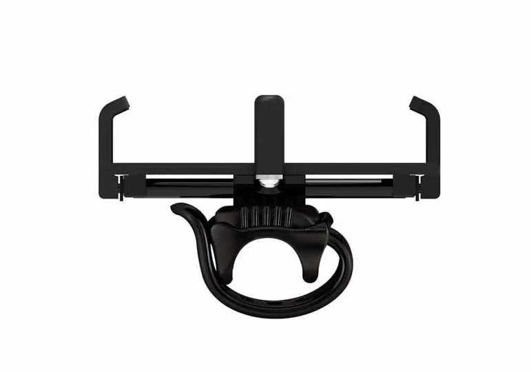 Lezyne Mach Aluminum Phone Mount with Spring-Loaded Clamp and Mount Strap