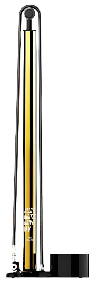 Lezyne Cnc Digital 220psi Pump, Braided Hoses, 1 Pro Chuck, 3.5" Gauge