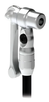 Lezyne Cnc Digital 220psi Pump, Braided Hoses, 1 Pro Chuck, 3.5" Gauge