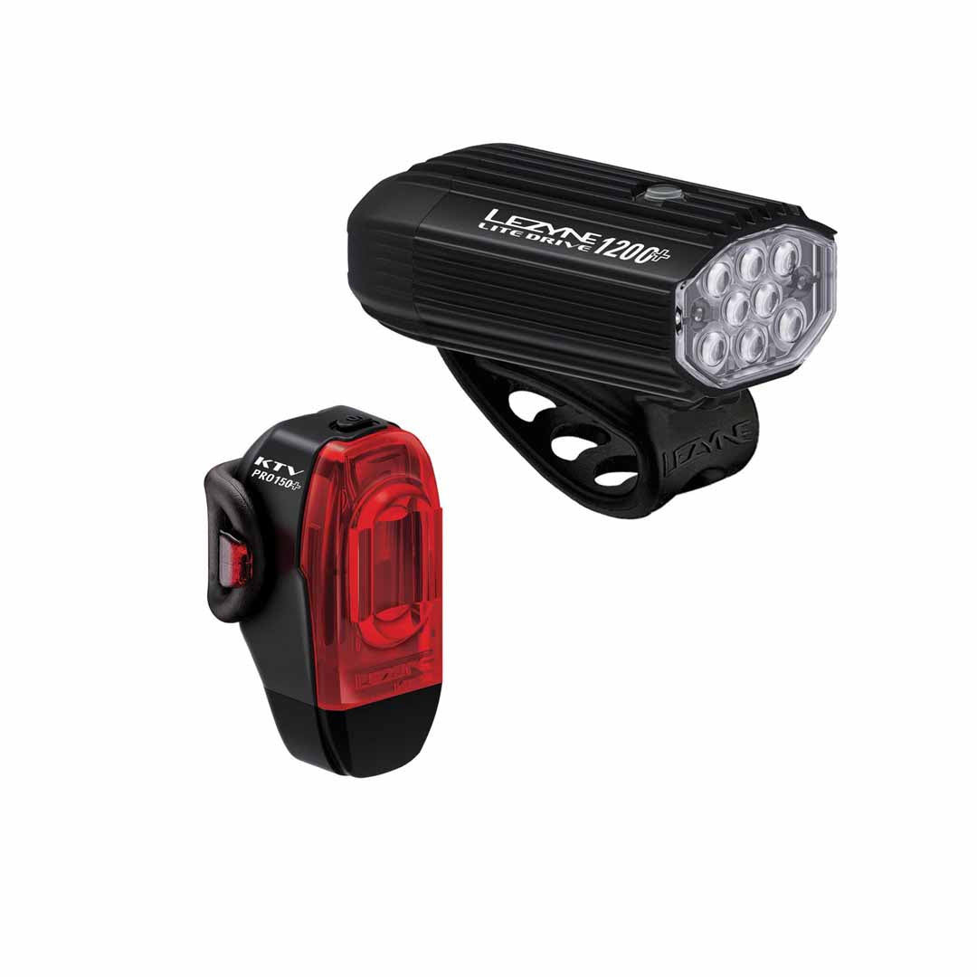 Lezyne Lite Drive 1200+/Ktv Drive Light Set