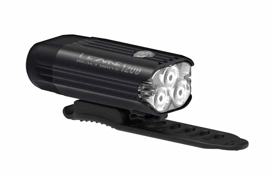 Lezyne React Drive Front Light 1200 Lumens Black